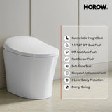 High Quality HOROW T10 Tankless Smart Toilet with Dual Flush and Cold Wash
