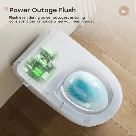 Hot Sale HOROW T32 Toilet with All-Cover Lid and Power Outage Flush