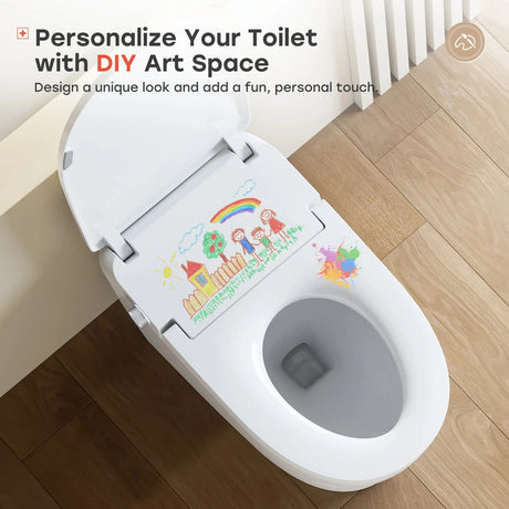 Hot Sale HOROW T32 Toilet with All-Cover Lid and Power Outage Flush
