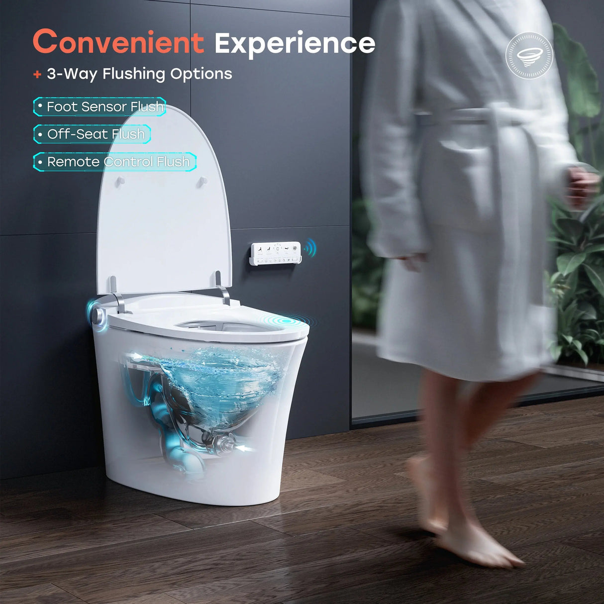 Wholesale HOROW T33 Smart Toilet with Built-In Bidet & ADA Compliance