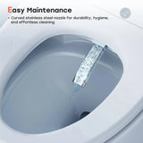 10 Inch Rough In Toilet with Bidet and Dryer for Power Outage Model T37D