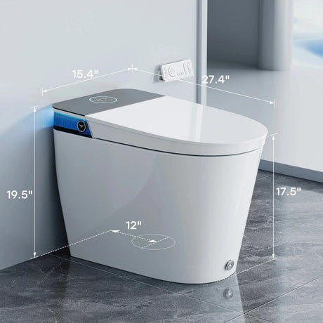 Manufacturer HOROW T38P Smart Toilet With ADA & Dual Flush