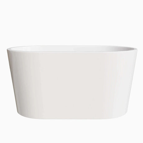 HOROW 47 Inch Best Acrylic Bathtub Soaking Tubs for Small Bathrooms Model TU47-MB