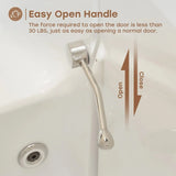 HOROW WT52-LE Walk-In Bathtub with Massage & Shower – Safe Soaking Tub for Seniors