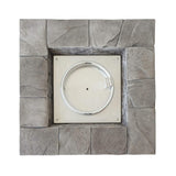 Alora 30-Inch Modern Outdoor 40K BTU Steel Frame Propane Fire Table With Lava Rocks (SAK12756)