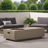 Alora Premium 56-Inch Modern 50K BTU MGO Fire Pit Coffee Table (SAK17643)