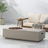 Alora Premium 56-Inch Modern 50K BTU MGO Fire Pit Coffee Table (SAK17643)