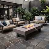 Alora 54-Inch Modern Outdoor Propane Fire Pit Table With Waterproof Cover (SAK42628)