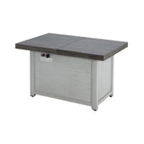Alora Premium 50K BTU Rectangle Outdoor Aluminum Fire Pit Table (SAK70248)