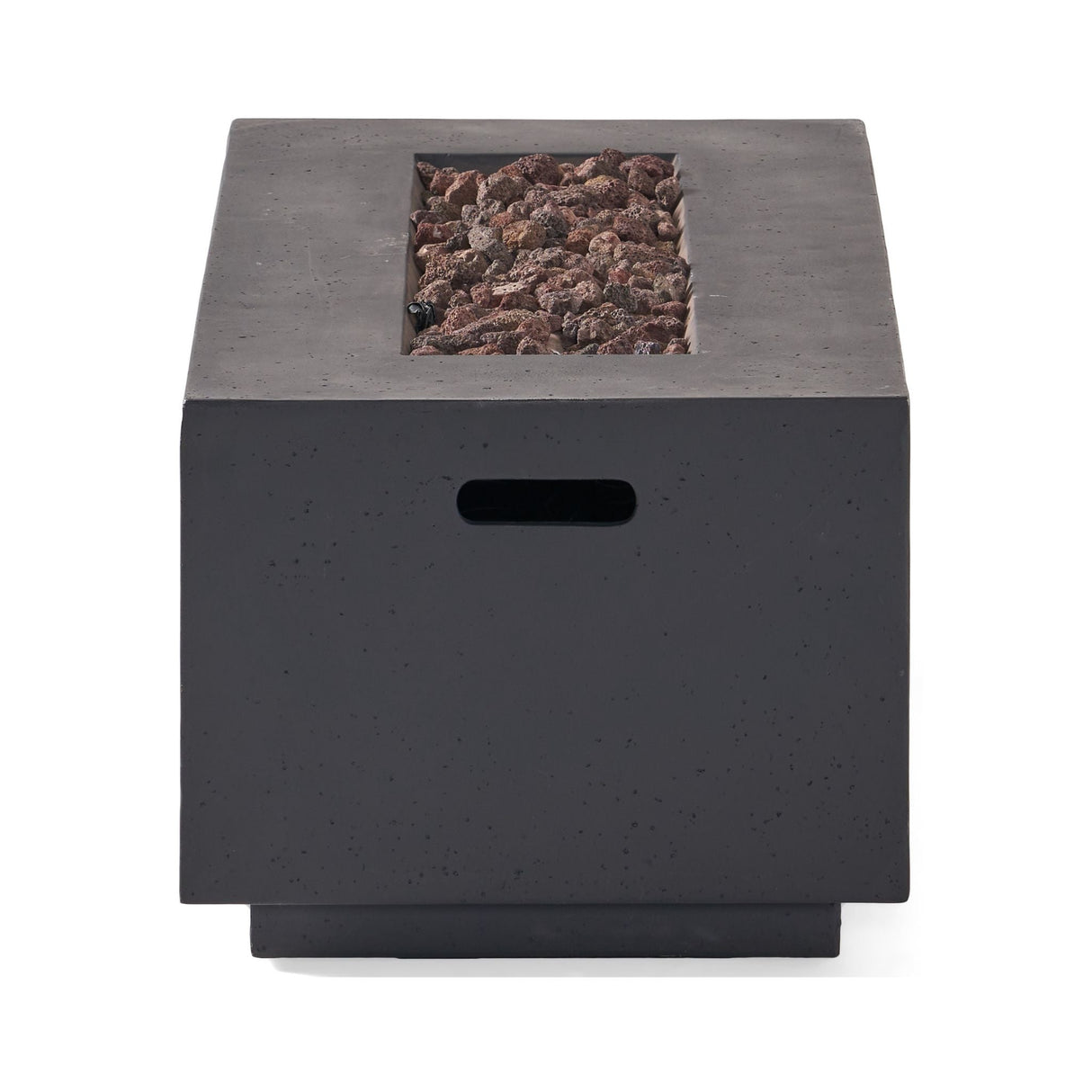 Alora Premium Outdoor Contemporary 40K BTU Rectangular Propane Gas Fire Pit Table (SAK96153)