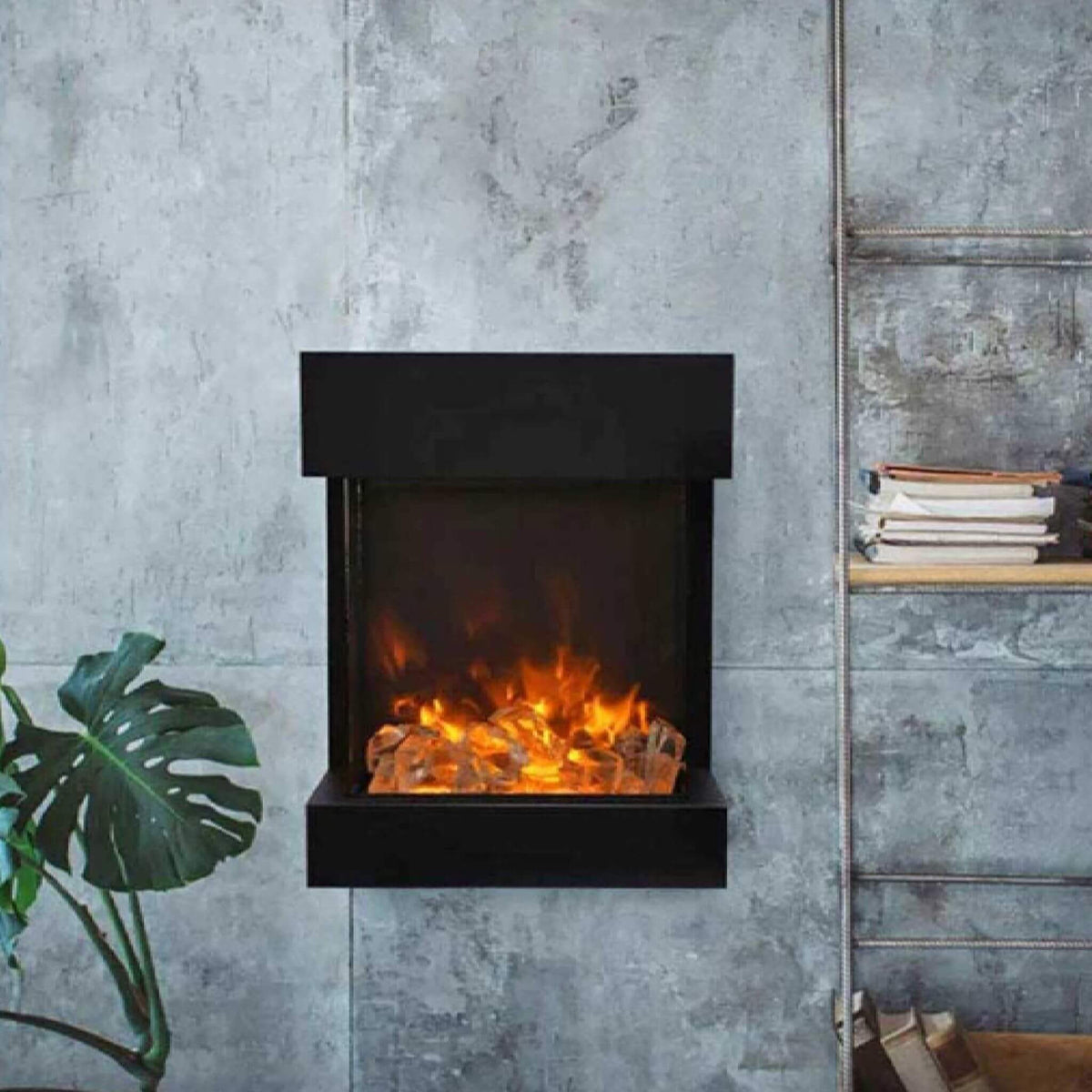 Amantii Cube 2025WM Freestanding Electric Fireplace [CUBE-2025WM]