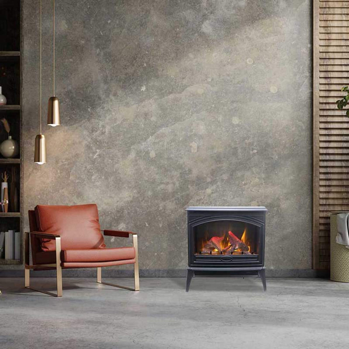 Amantii Freestanding Cast-Iron Electric Fireplace [E50-NA]