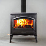 Amantii Lynwood Wood Burning Cast Iron Stove Fireplace [LYNWOOD-W76]