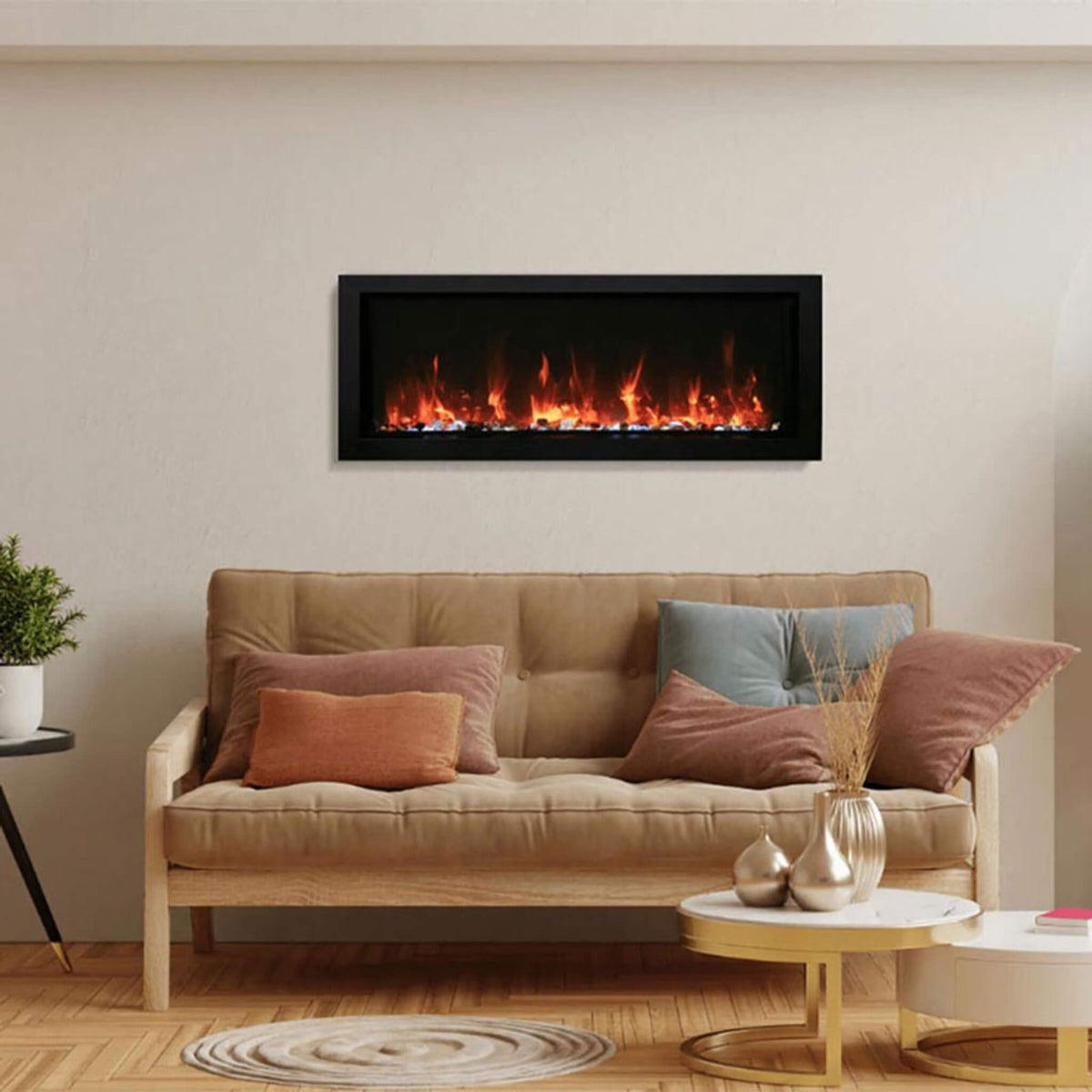 Amantii Panorama BI Slim Smart Electric Fireplace [BI-50/60/72-SLIM-OD]