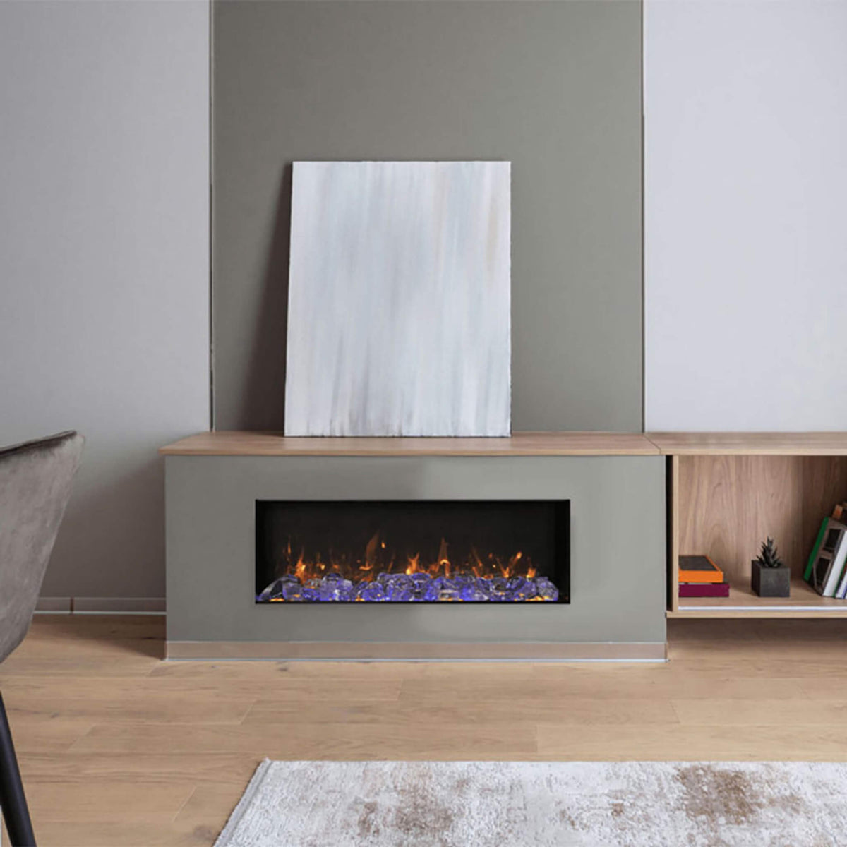 Amantii Panorama BI Slim Smart Electric Fireplace [BI-50/60/72-SLIM-OD]