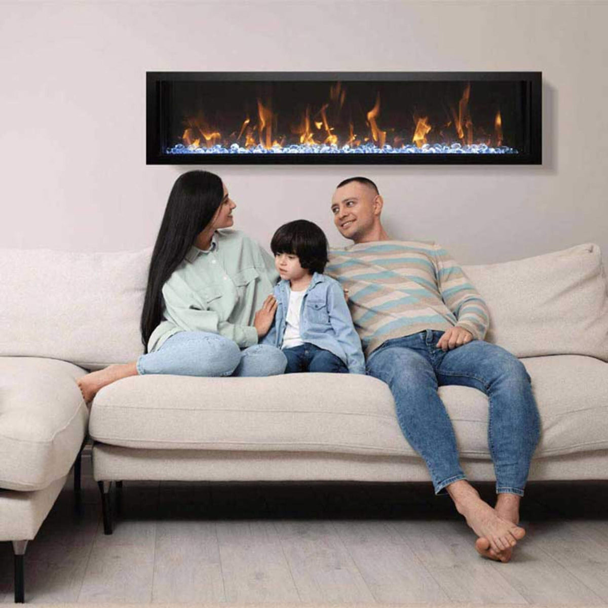 Amantii Panorama BI Slim Smart Electric Fireplace [BI-50/60/72-SLIM-OD]