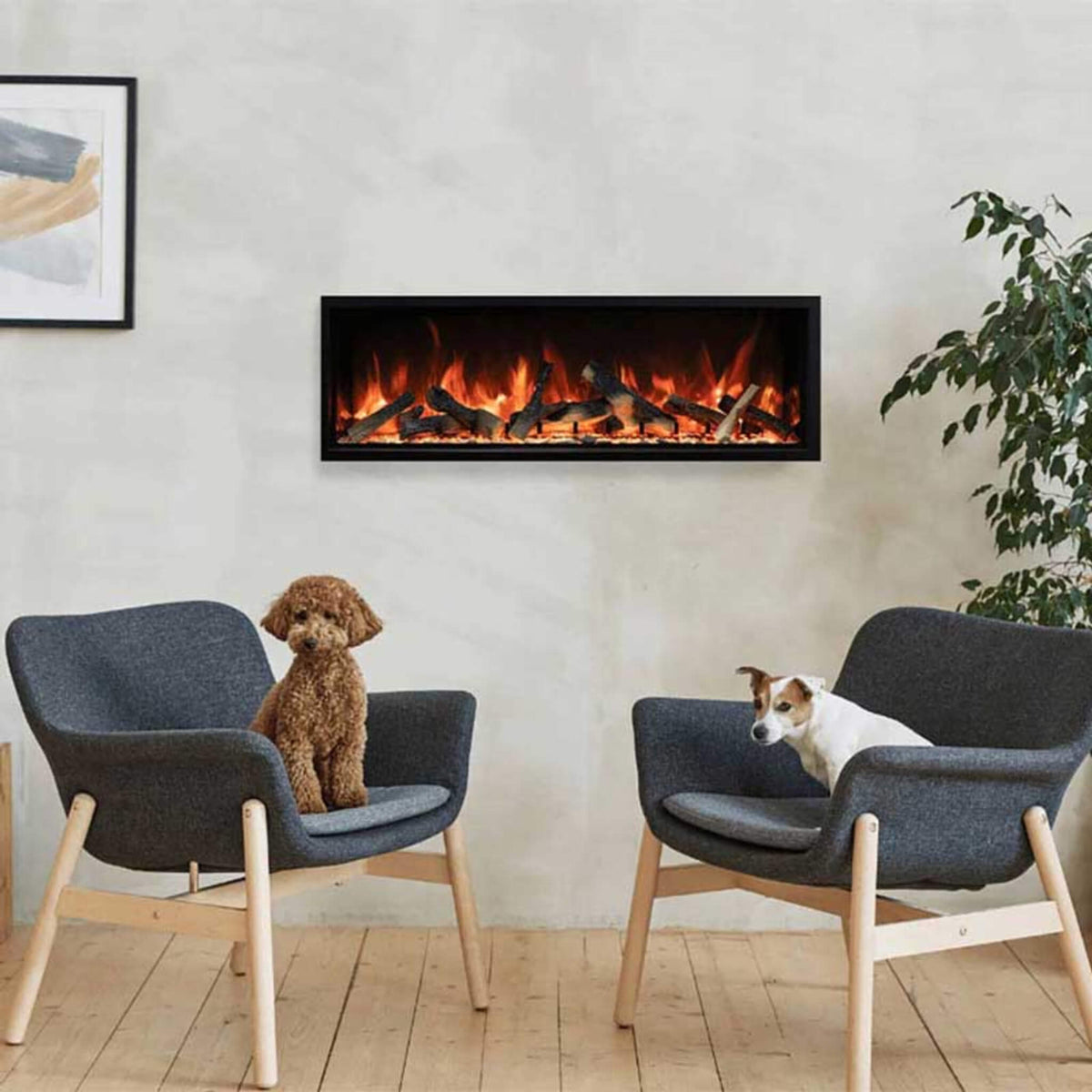 Amantii Symmetry Bespoke XT 60-Inch Smart Electric Fireplace [SYM-60-XT-BESPOKE]