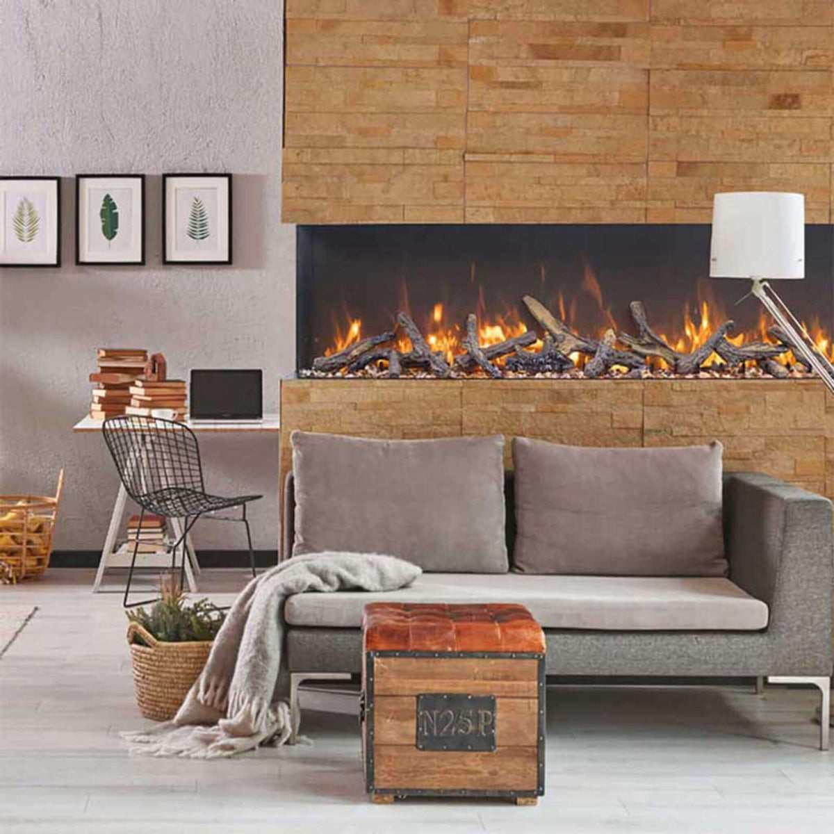 Amantii Tru-View Extra Tall XL 50-Inch Electric Fireplace [50-TRV-XT-XL-WIFI]