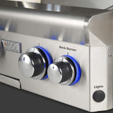 American Outdoor Grill 24NBT T-Series 2-Burner Built-In Natural Gas Grill W/ Rotisserie Kit, 24" [24NBT]