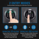 Barska 2.02 CF Heavy-Duty Fire Resistant Safe With Biometric Keypad (SAK29487)