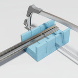 60 Inch Double Sliding Shower Door with Thick Aluminum Frame Model BE6072-BN