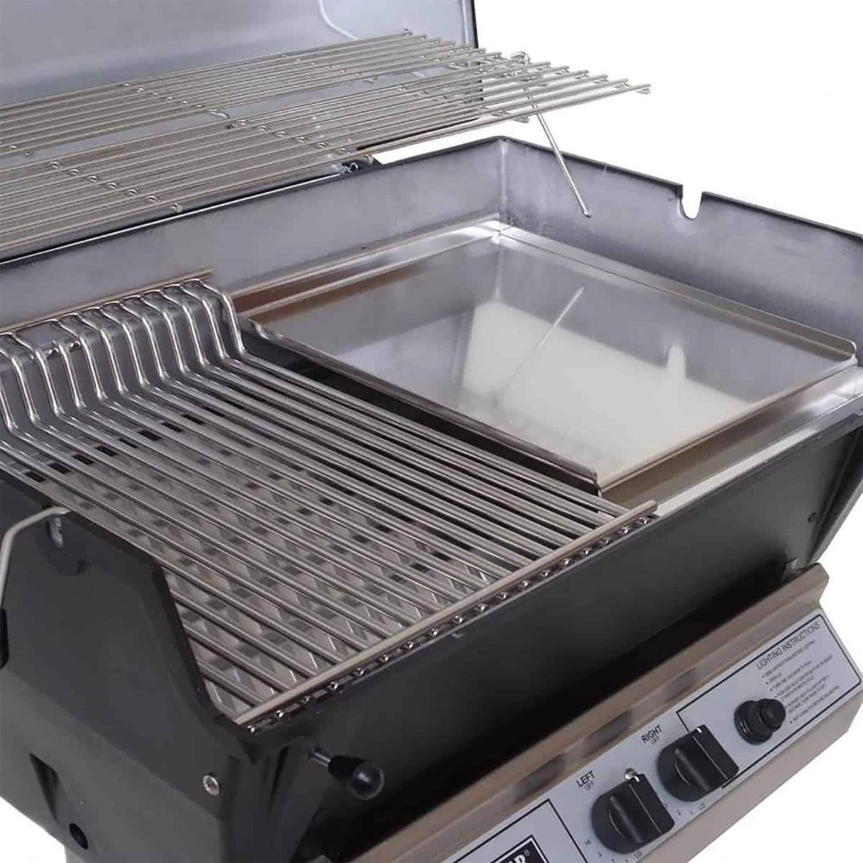 Broilmaster P3X Super Premium Cast Aluminum Gas Grill With Flare Busters, Griddle And Smoker Shutter