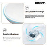 Above Counter Bathroom Sink with Oval Ceramic Model C4034W