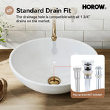 Above Counter Bathroom Sink with Oval Ceramic Model C4034W