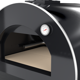 Black 128-Inch Double Stainless Steel Gas Outdoor Kitchen