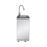 Castelle Flame Deluxe 4-Burner 72000 BTU Stainless Steel Liquid Propane Grill Island (SAK31425)