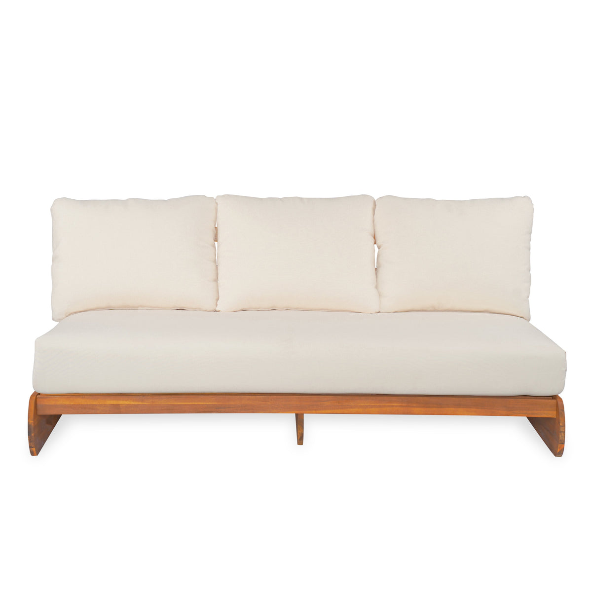 Outdoor Acacia Lazy 5 Seater Chat Set