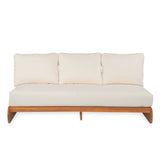 Outdoor Acacia Lazy 5 Seater Chat Set