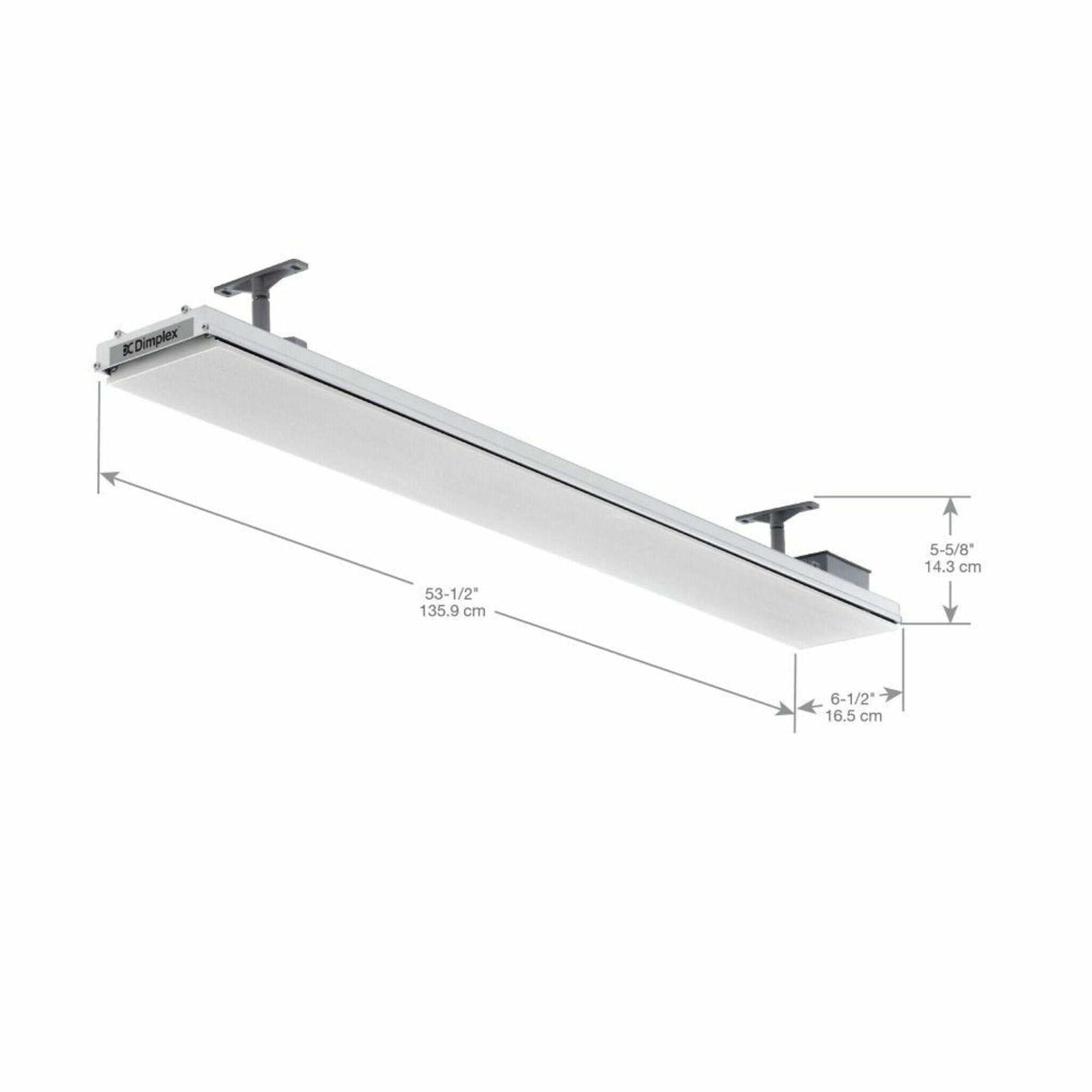 Dimplex DLW 70" Noiseless Radiant Electric Heater For Outdoor And Indoor, 3200W [DLW3200W24]