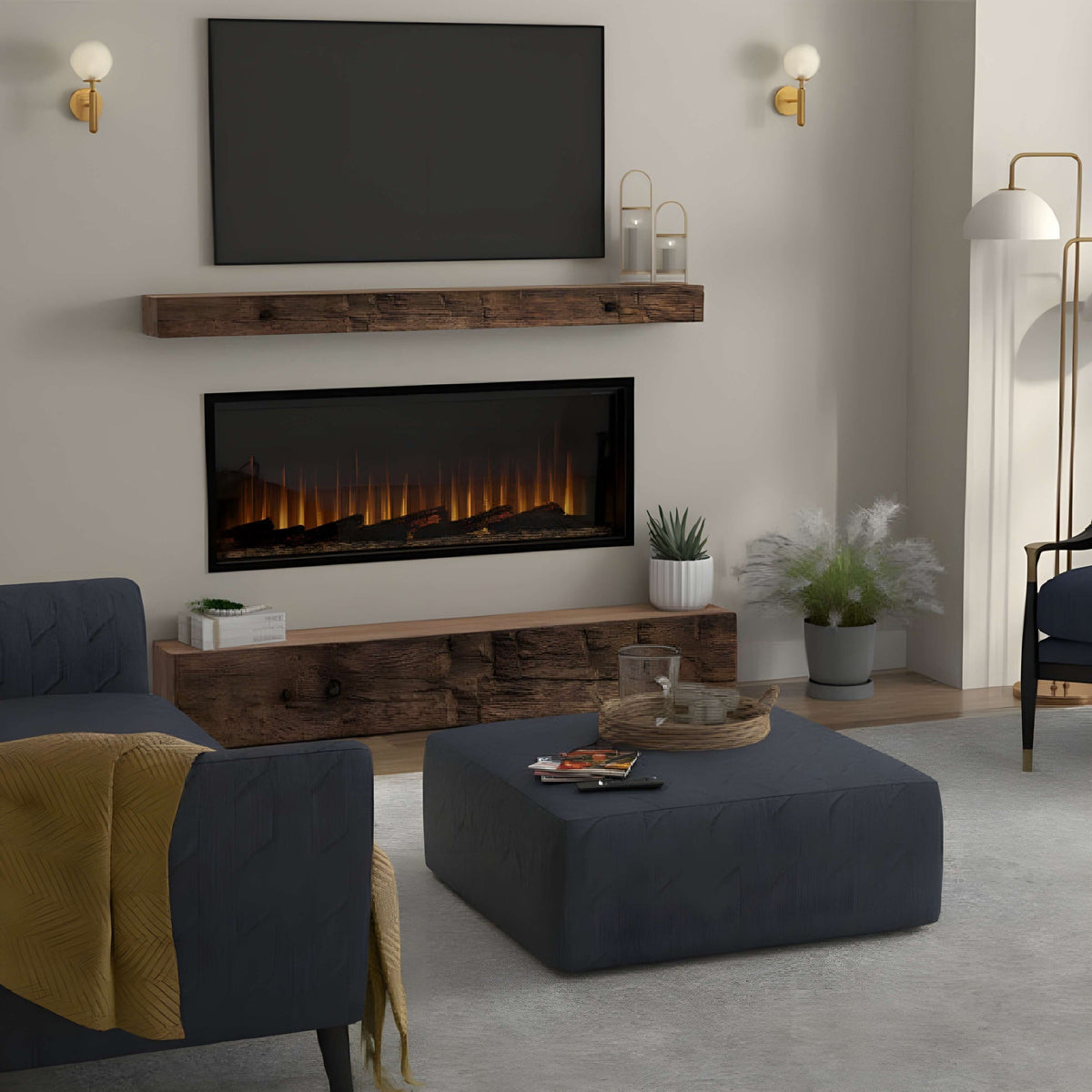 Dimplex Ignite Ultra Built-In Electric Fireplace With Multi Function Remote Control [ULT50/60/74/88]