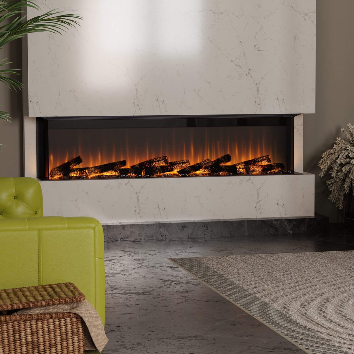 Dimplex Ignite Ultra Built-In Electric Fireplace With Multi Function Remote Control [ULT50/60/74/88]