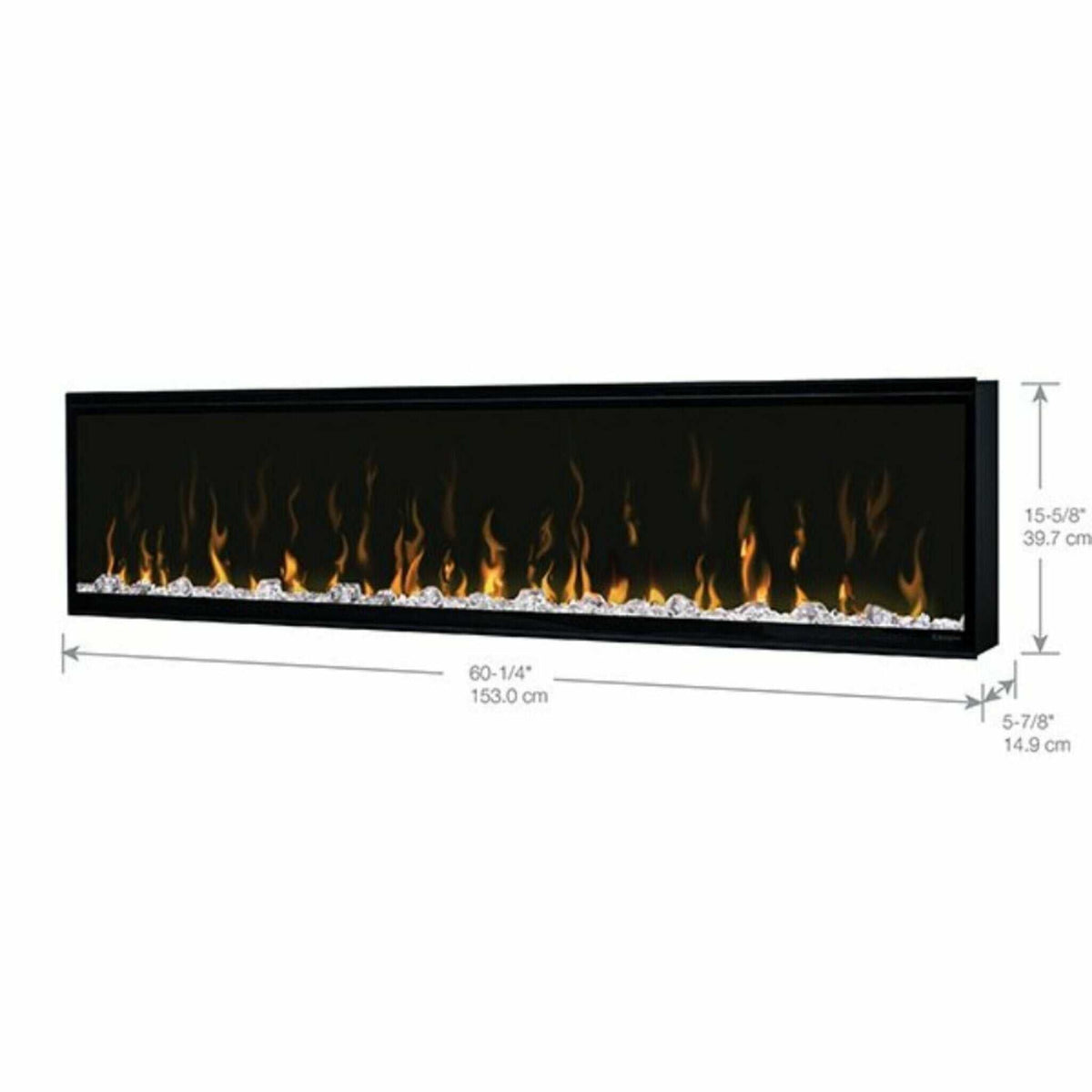 Dimplex IgniteXL 60-Inch Linear Fireplace Electric W/ Heat Boost & Multi Function Remote [XLF60]