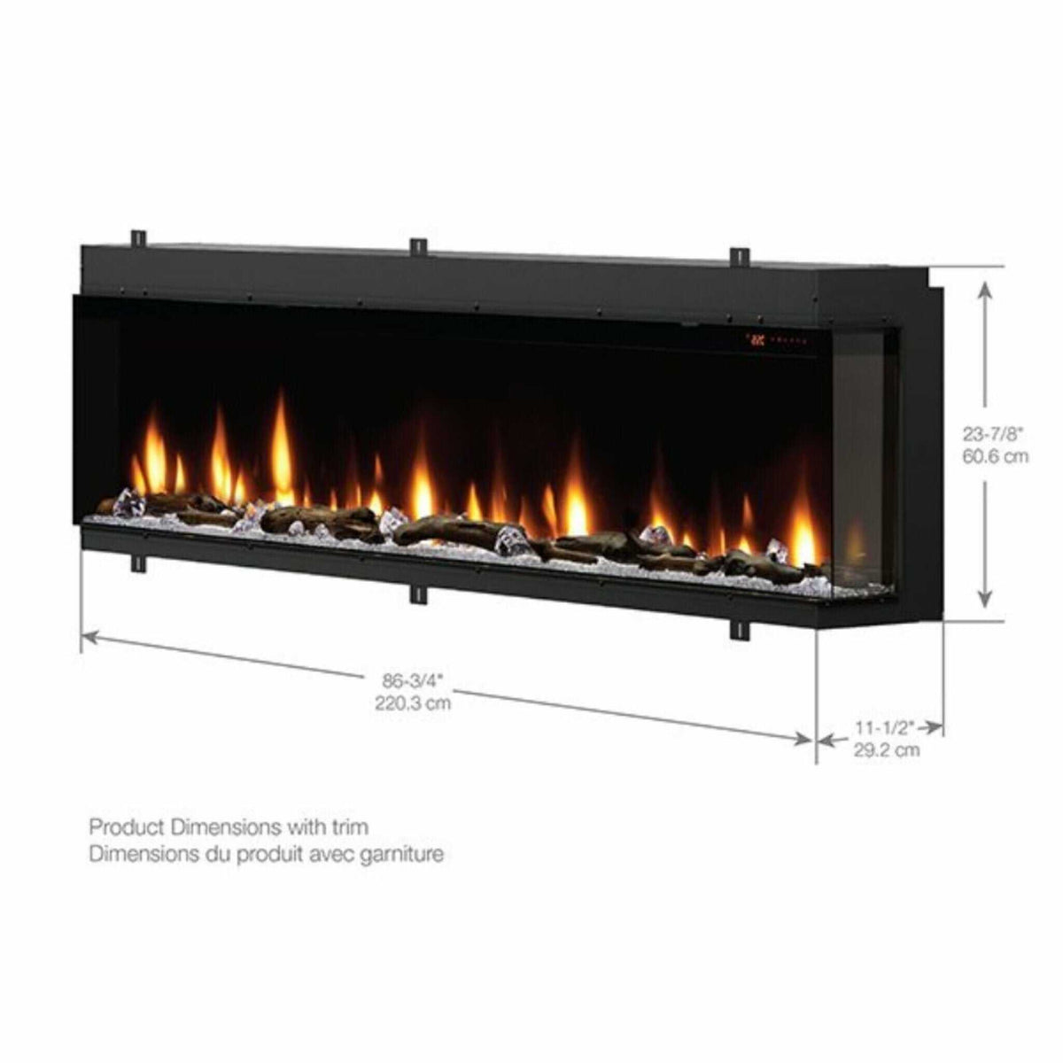 Dimplex IgniteXL Bold 88-Inch Linear Electric Fireplace [XLF8817-XD]