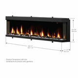Dimplex IgniteXL Bold 100-Inch Smart Linear Multi Side View Built-In Electric Fireplace [XLF10017-XD]