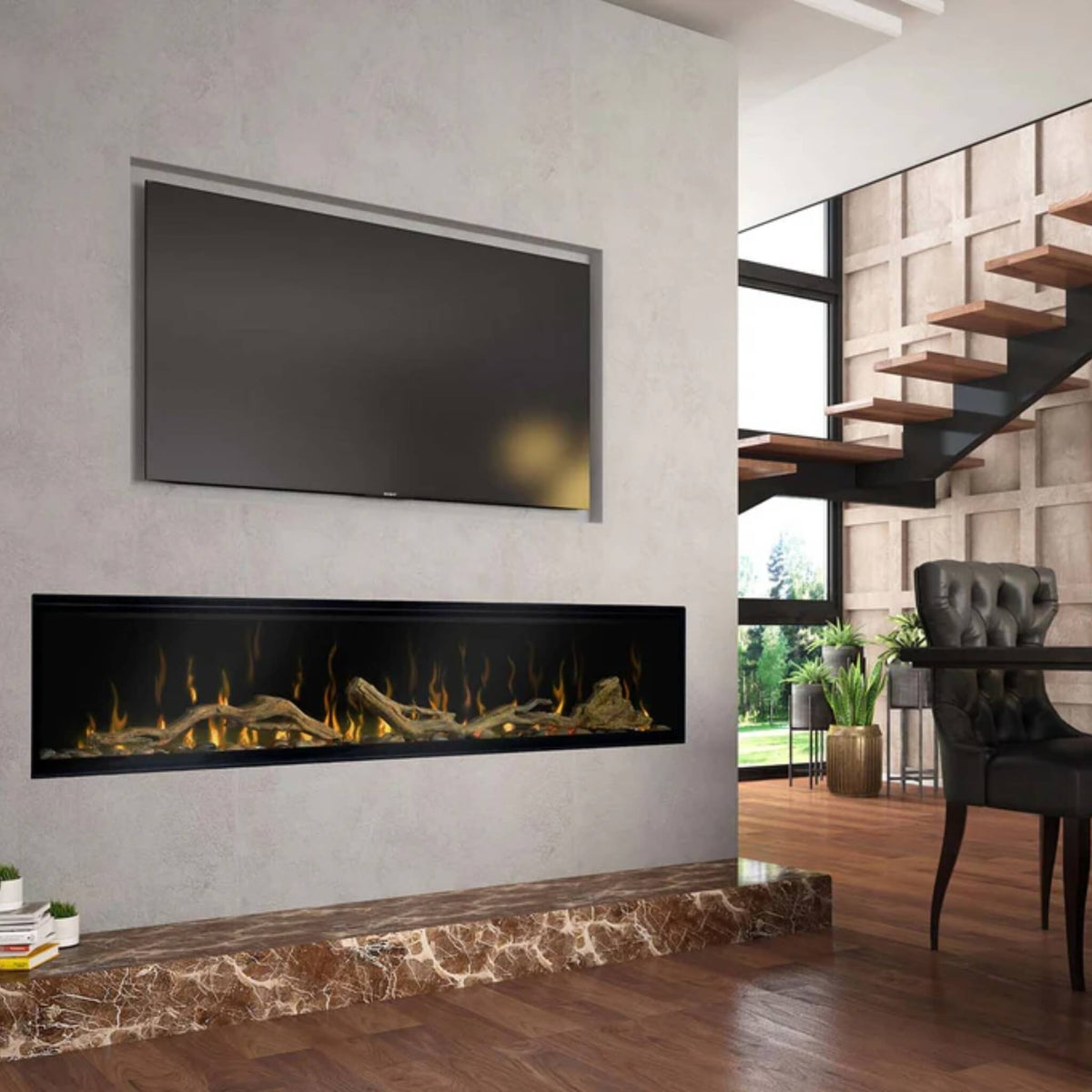 Dimplex IgniteXL 50-Inch Linear Fireplace Electric With Comfort Saver Heating System [XLF50]