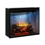 Dimplex Revillusion Built-In Electric Firebox W/ Weathered Concrete Line & Plug Kit [RBF30/42WC-FG]