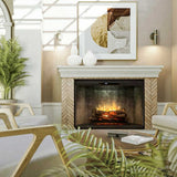 Dimplex Revillusion Built-In Electric Firebox W/ Weathered Concrete Line & Plug Kit [RBF30/42WC-FG]
