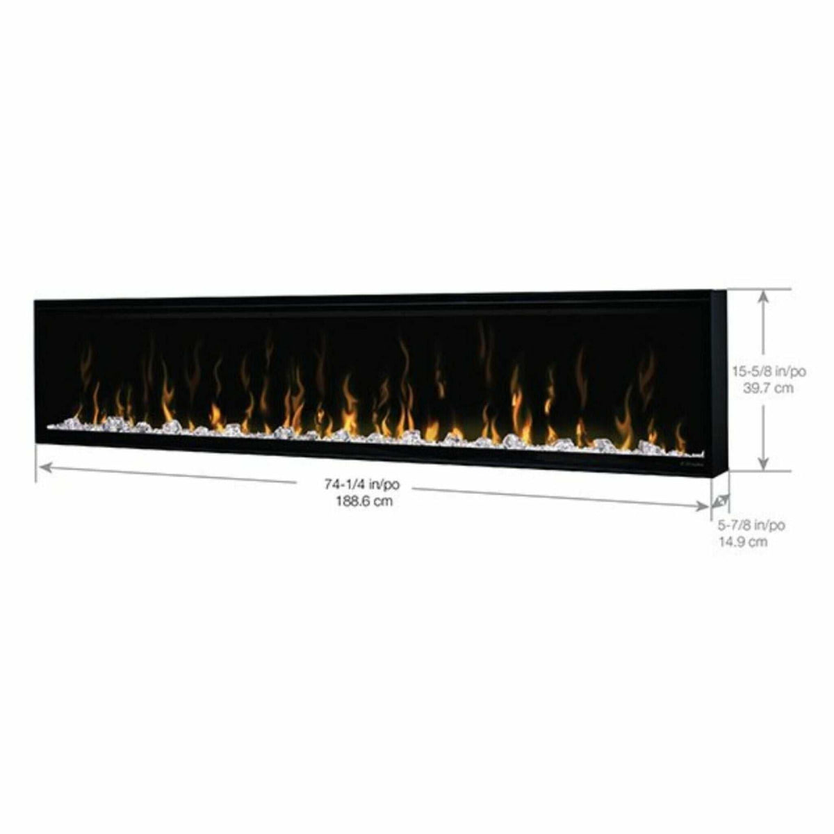 Dimplex IgniteXL Linear Fireplace Electric With Comfort Saver Heating System
