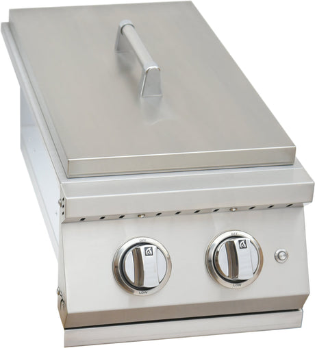 KoKoMo Pro Double Side Burner with removable cover
