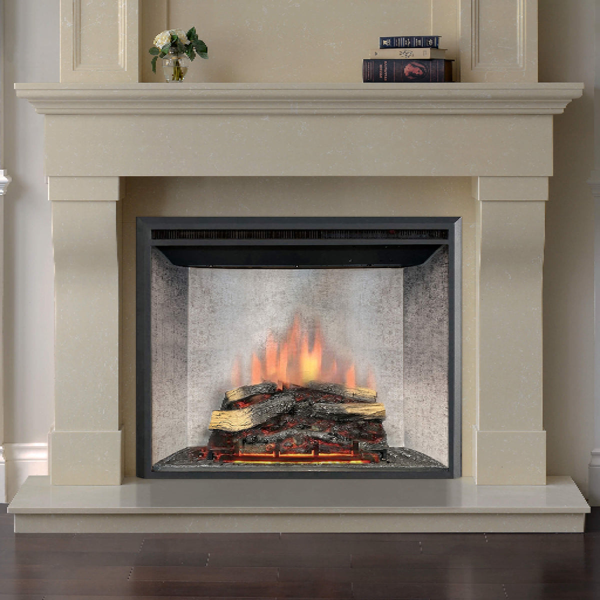 Dynasty Presto 40-Inch Built-In Electric Firebox Insert With Adjustable Flame Settings [DY-FI40D]