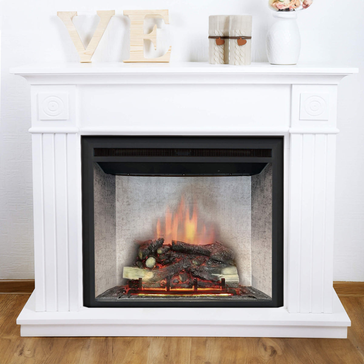 Dynasty Presto 40-Inch Built-In Electric Firebox Insert With Adjustable Flame Settings [DY-FI40D]