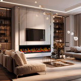 Dynasty Tempo 100-Inch Virtual Linear Electric Fireplace [DY-FVX100]