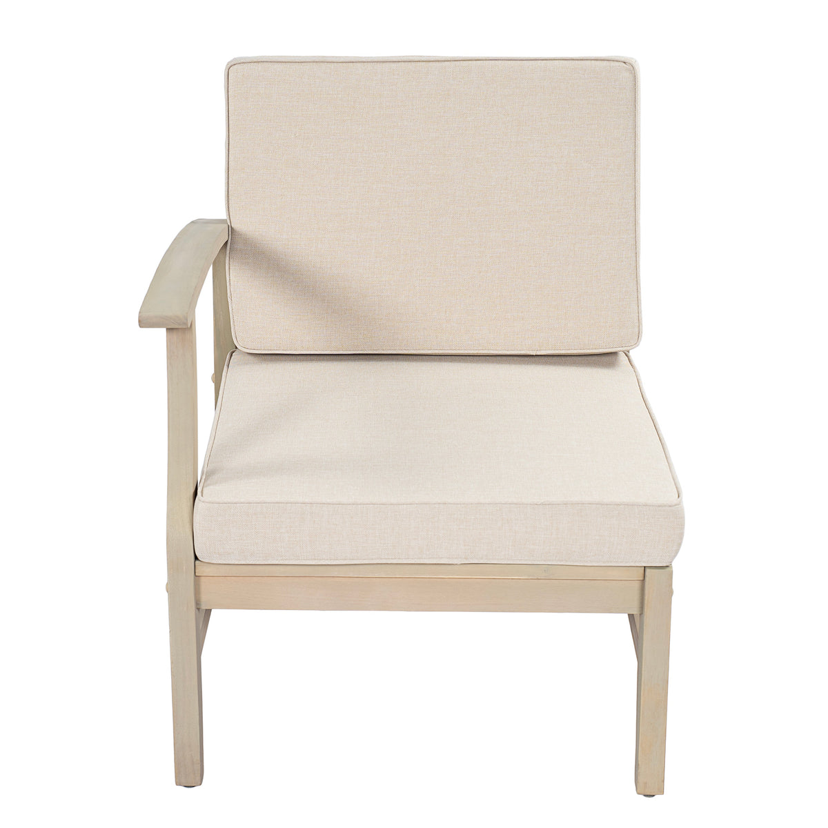 Perla Patio Conversation Set with Sofa, Club Chairs, and Coffee Table