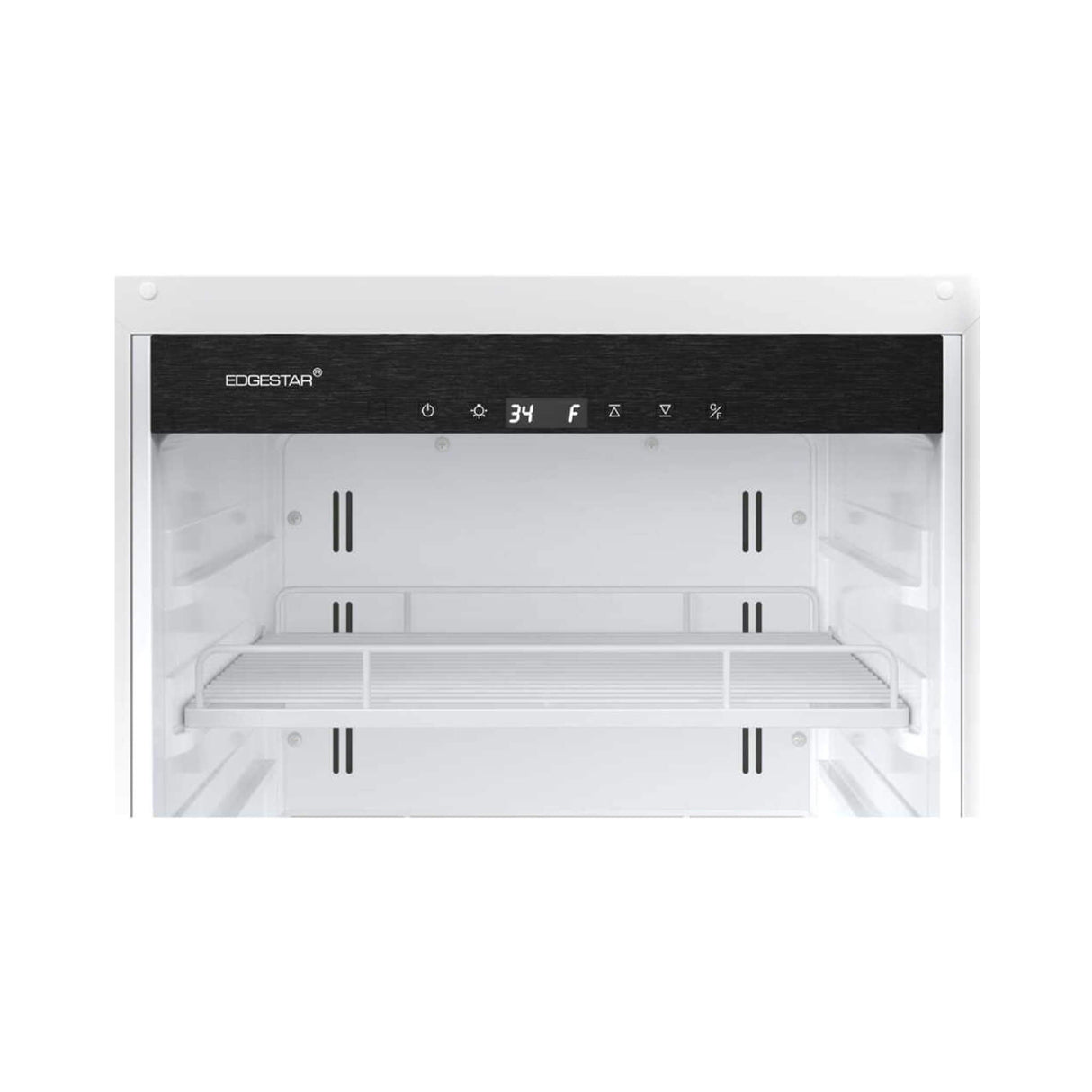Edgestar 22-Inch 10.1 Cubic Feet Commercial Beverage Merchandiser With Temperature Alarm and Reversible Door [VBM101SS]