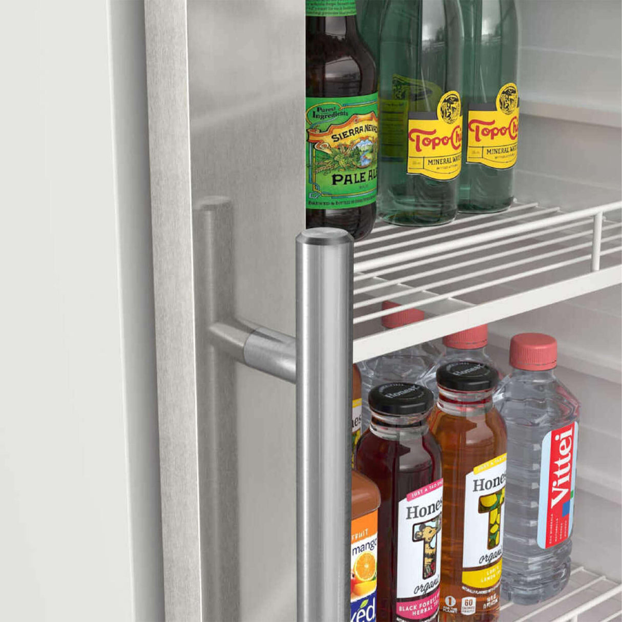 Edgestar 22-Inch 10.1 Cubic Feet Commercial Beverage Merchandiser With Temperature Alarm and Reversible Door [VBM101SS]