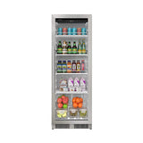 Edgestar 22-Inch 10.1 Cubic Feet Commercial Beverage Merchandiser With Temperature Alarm and Reversible Door [VBM101SS]